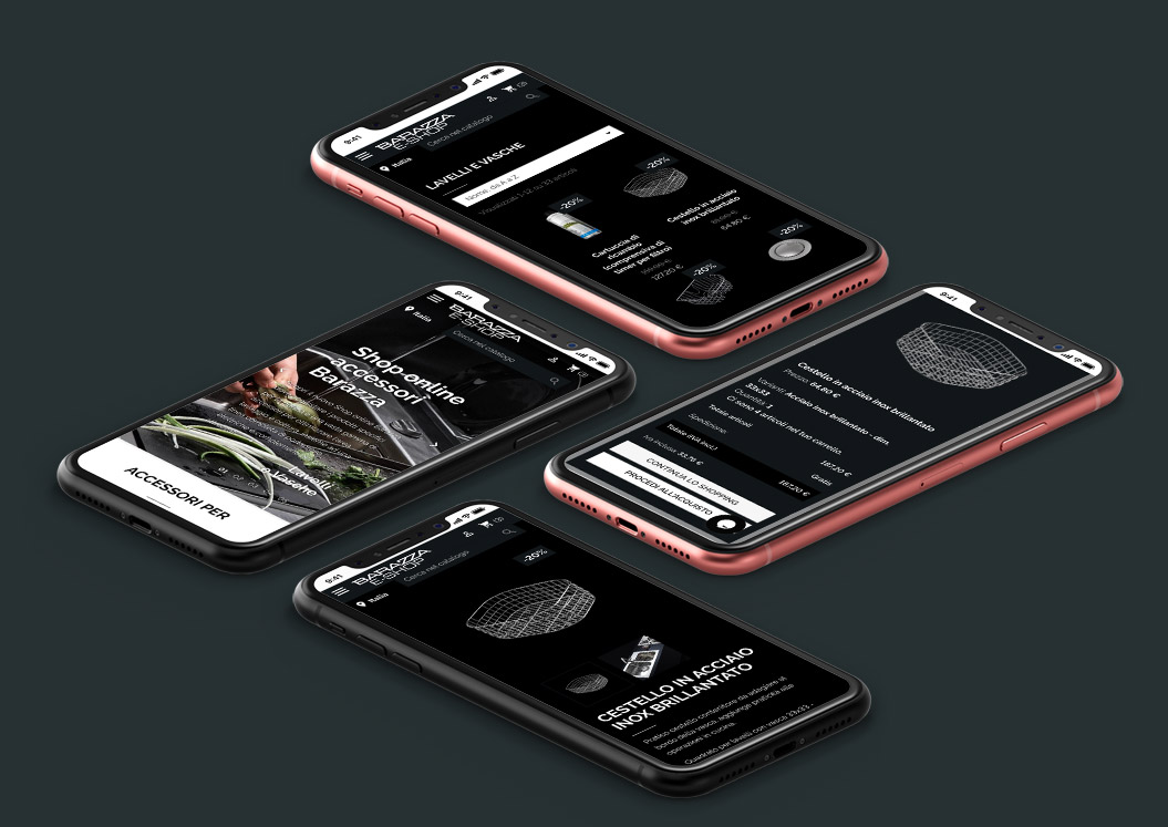 mockup mobile Barazza