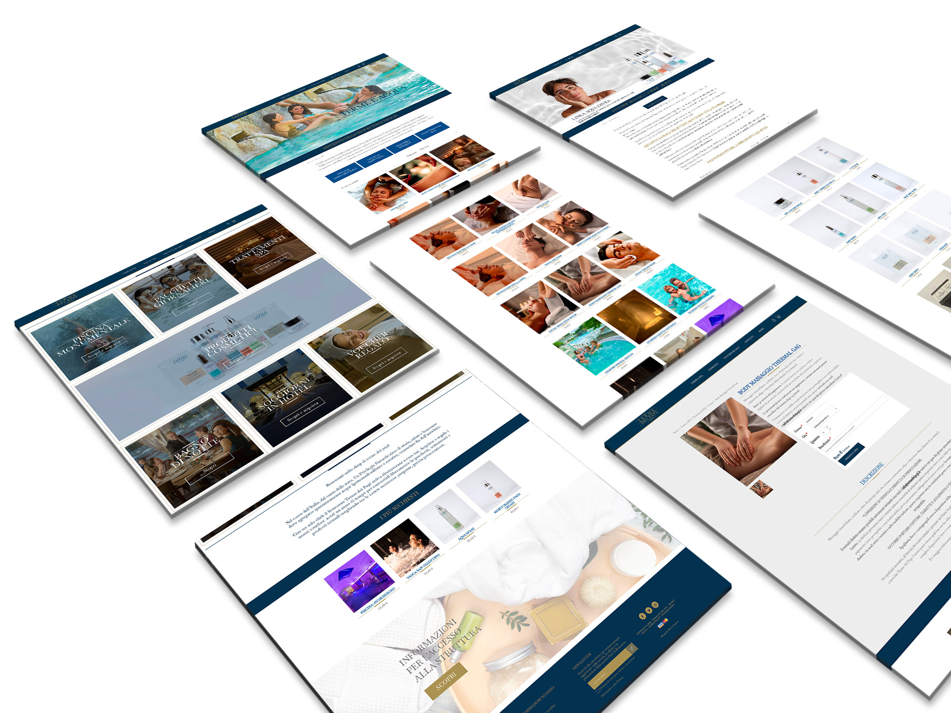 mockup desktop Terme dei Papi